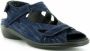 Durea 7258 218 Donkerblauw H-Wijdte Sandalen - Thumbnail 2