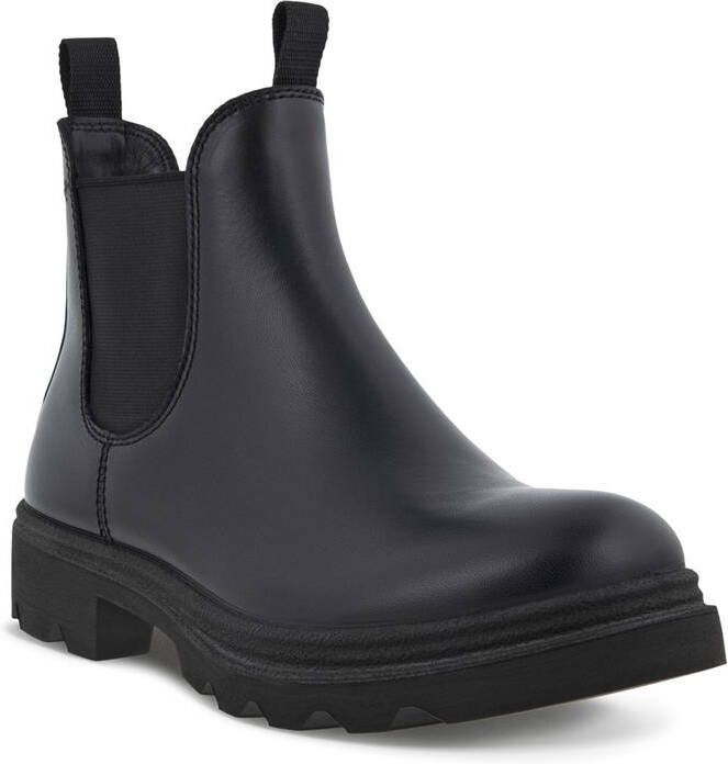 ECCO Grainer W Dames leren Chelsea boot Zwart Size: 40 (UK 6.5-7)