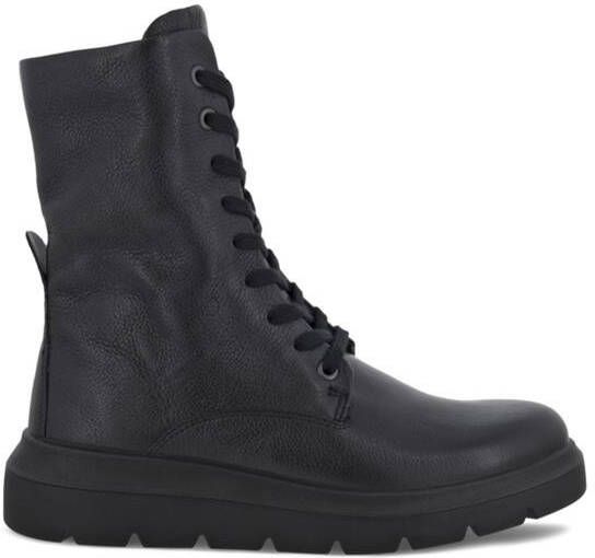 ECCO Nouvelle Dames leren veterlaars Zwart Size: 36 (UK 3.5-4)