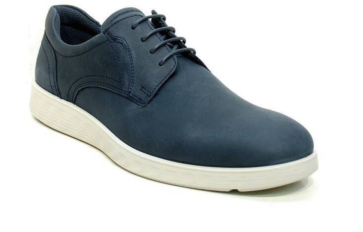 ECCO S Lite Hybrid Heren nubuck derby schoen Marineblauw Size: 45 (UK 10.5-11)