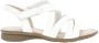 Gabor Witte Leren Comfort Sandalen White Dames - Thumbnail 1