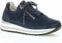 Gabor Blauw Marine Suède Sportieve Geperforeerde Sneakers Blue Dames - Thumbnail 3