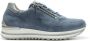 Gabor Blauwe Suède Sportieve Geperforeerde Sneakers Blue Dames - Thumbnail 2