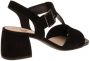 Gabor Zwarte Leren Sandalen Black Dames - Thumbnail 3