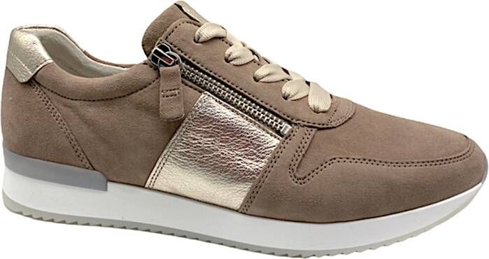 Gabor 83.420.12 Dames Sneakers Taupe Brons Kleur Taupe Brons - Foto 4