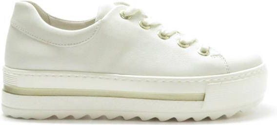 Gabor Sneakers Dames Lage sneakers Damesschoenen Canvas 26.496 Gebroken wit - Foto 4