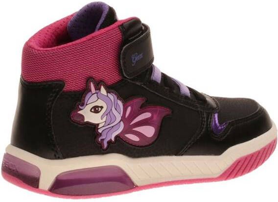 Geox Inek Girl Black Sneakers hoge-sneakers - Foto 2