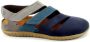 Loints of Holland Beekkant Sandalen met Uitneembaar Voetbed Leder Blue Jeans Cement in - Thumbnail 2