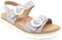 Mephisto MYRANDA BELUGA 42334 Zilver kleurige dames sandalen met klittenband sluiting - Thumbnail 3