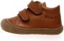 Naturino Cocoon Wool Mt 21 velcro's bumper warme effen lederen sneakers cognac - Thumbnail 15