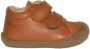 Naturino Cocoon Wool Mt 21 velcro's bumper warme effen lederen sneakers cognac - Thumbnail 4