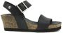 Panama Jack Vega B1 Sandalen zwart Leer Dames - Thumbnail 4