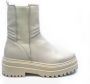 PS Poelman Azra leren chelsea boots off white - Thumbnail 3