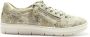 Remonte Taupe Metallic Sneaker met Rits Multicolor Dames - Thumbnail 4