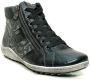 Remonte Dames Veterboot R1484-02 Zwart Combi - Thumbnail 3