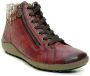 Remonte Stijlvolle Rode Schoenen Red Dames - Thumbnail 2