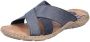 Rieker Slipper 22088-14 Blauw Zacht voetbed - Thumbnail 3