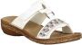 Rieker 628M6-80 slipper muiltje wit - Thumbnail 4