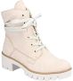 Rieker Beige Bikerboot Jaarrond Draagbaar Zachte Voering Rits & Vetersluiting Beige Dames - Thumbnail 5