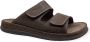 Rohde 6240 Volwassenen Heren slippers Bruin - Thumbnail 3