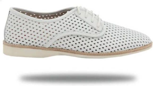 Rollie | Dames | Veterschoen | Derby Punch White - Foto 4