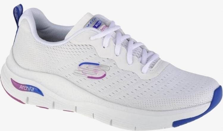 Skechers Dames Mesh Veterschoenen White Dames