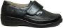 Solidus Solid 20266 Grijze brede klittenband schoen met zachte voering - Thumbnail 2
