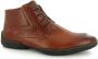 Floris van Bommel 10928 hoge veterschoen cognac - Thumbnail 3