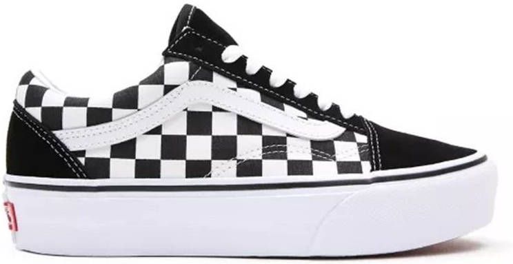 vans womens checkerboard platform