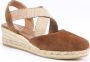 Viguera Dames espadrilles cognac - Thumbnail 2