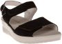 Lloyd Comfortabele leren sandalen met sleehak Black Dames - Thumbnail 2