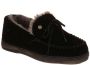 Warmbat Koala Women Suede Dames Sloffen Zwart - Thumbnail 4