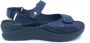 Wolky 0392714 Delft blauw nubuck sandaal Kleur Blauw) - Thumbnail 3