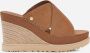 UGG Slippers Dames W Abbot Slide Maat: 42 Materiaal: Suède Kleur: Cognac - Thumbnail 2