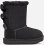 Ugg Short Bailey Bow II laarzen voor Grote Kinderen in Black Shearling - Thumbnail 2