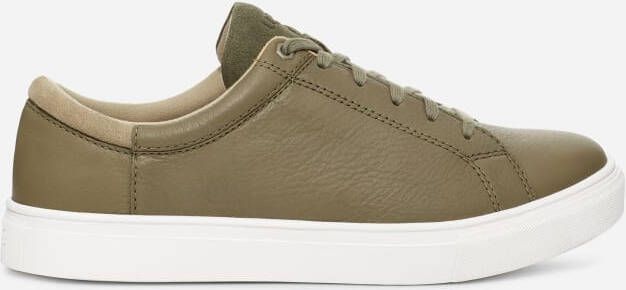 Ugg Baysider Low Weather Sneaker voor Heren in Moss Green Leather