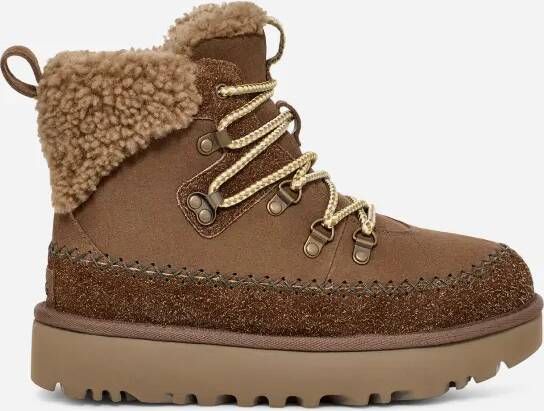 Ugg Classic Alpine Lace-Up-laars in Hickory