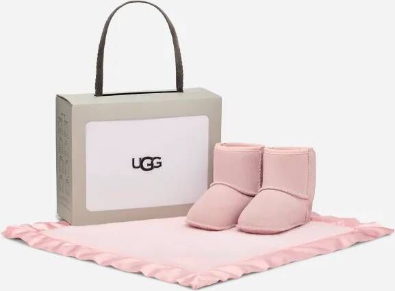 Ugg Classic-laars en knuffeldekentje in Pink