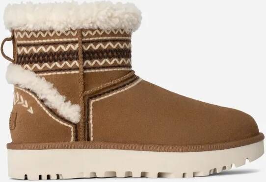 Ugg Classic Mini Atherson-laars in Brown