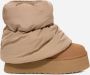 Ugg Klassieke Mini Dipper Puffer Enkellaarzen Brown Dames - Thumbnail 2