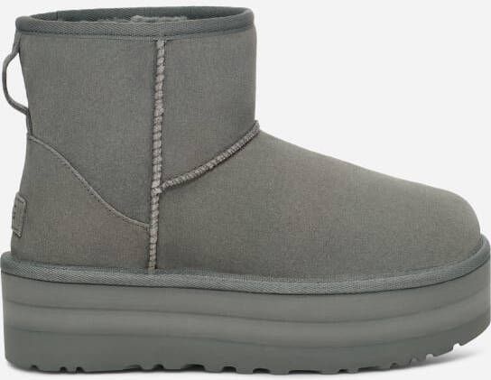 Ugg Classic Mini Platform-laars voor dames in Rainstorm