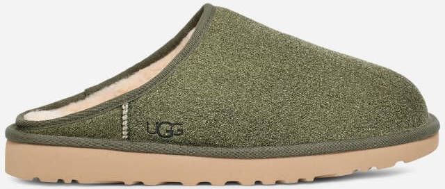 Ugg Classic Shaggy Suede-instapper voor heren in Deep Shade