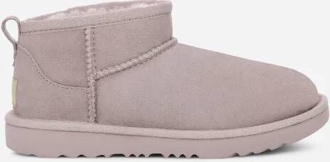 Ugg Classic Ultra Mini-laars voor kinderen in Pale Smoke