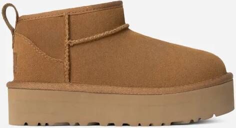 Ugg Classic Ultra Mini Platform-laars voor kinderen in Brown