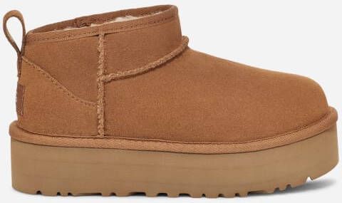 Ugg Classic Ultra Mini Platform-laars voor kinderen in Brown