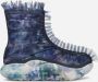 Ugg Mesh Overlay Ruffle Print Laarzen Blue Dames - Thumbnail 2