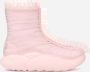 Ugg Mesh Overlay Ruffle Short Boots Franjes Pink - Thumbnail 2