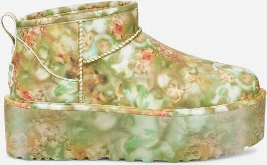 Ugg CS Ultra Mini Platform in Green Floral