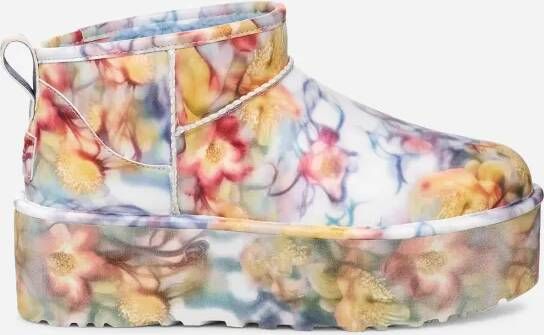 Ugg CS Ultra Mini Platform in Light Blue Floral