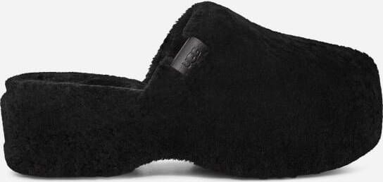 Ugg Fuzz Sugar Pantoffels voor Dames in Black